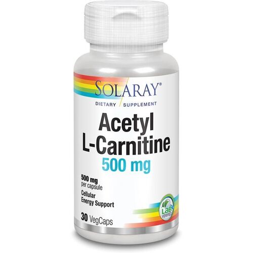 Solaray Acetyl L-carnitine 500mg (30 vega caps)