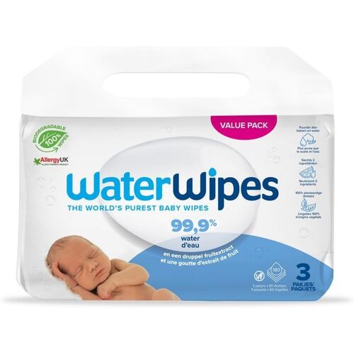 Waterwipes Babydoekjes 3-pak