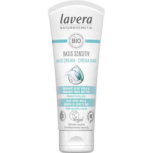 Lavera Basis Sensitiv handcreme/handcream bio EN-IT (75 ml)