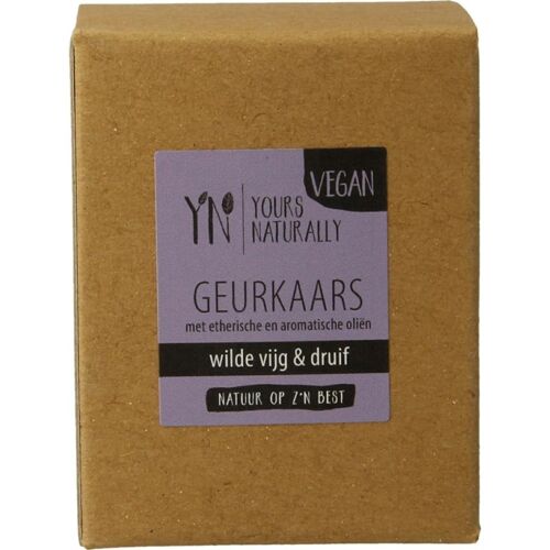 Yours Naturally Votive geurkaars wilde vijg & druif 9cl