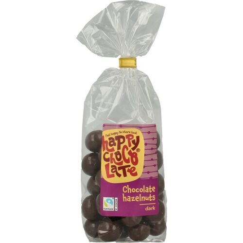 Happy Chocolate Hazelnoten pure chocolade bio