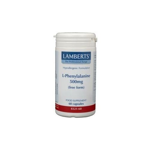 Lamberts L-Phenylalanine 500mg 60ca