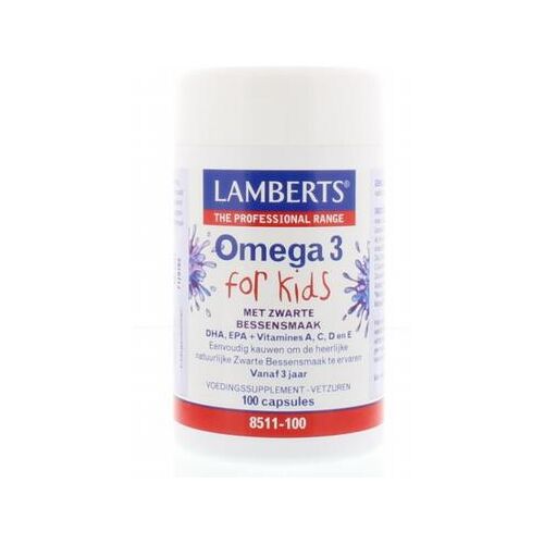 Lamberts Visolie omega 3 for kids 100ca