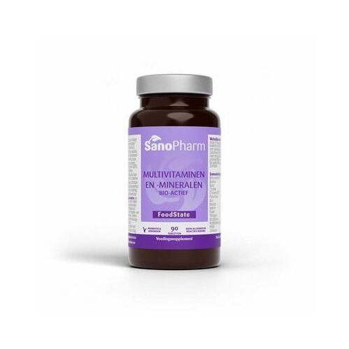 Sanopharm Multivitaminen/mineralen foodstate 90tb