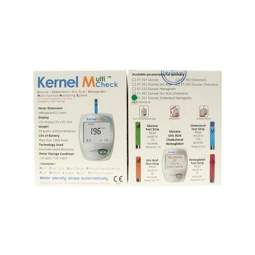 Testjezelf.nu Multicheck plus meter HB Glucose Cholesterol 1st