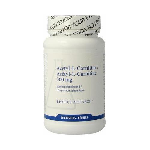 Biotics Acetyl-L-Carnitine 500mg 90ca