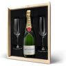 YourSurprise Champagnepakket met glazen - Moët & Chandon Brut - Gegraveerde deksel