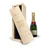 YourSurprise Champagne in gegraveerde kist - Moët & Chandon (375ml)