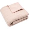 Jollein Wiegdeken Grain Knit Velvet - 75x100 cm. - Wild Rose