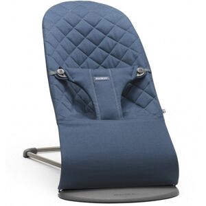 BabyBjörn Bouncer Bliss Wipstoel - Grey/Midnight Blue (Cotton)