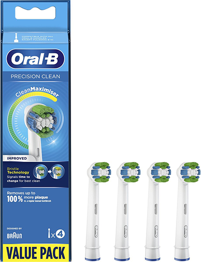 Braun Oral-B Precision Clean CleanMaximiser opzetborstels - 4 stuks