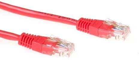 ACT IB5501 U/UTP CAT5E Patchkabel Rood - 1 meter