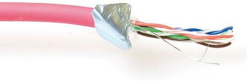 ACT FP750H CAT5E F/UTP LSZH Patchkabel Soepel Rood - 100 meter