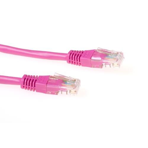 ACT IB1805 U/UTP CAT6 Patchkabel Roze - 5 meter