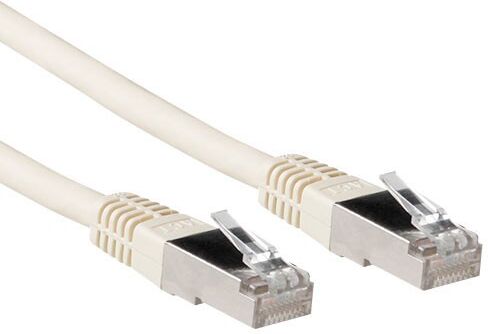 ACT IB3630 LSZH SFTP CAT6A Patchkabel Ivoor - 30 meter