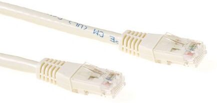 ACT IB8402 U/UTP CAT6 Patchkabel Ivoor - 2 meter