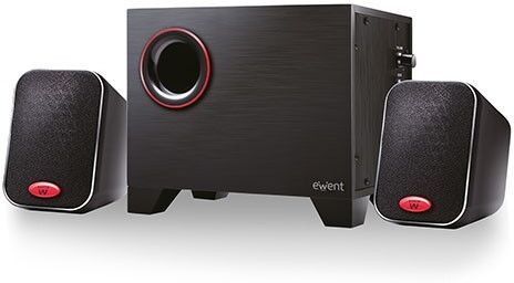 Ewent EW3505 2.1 Speakersysteem 15W RMS - Zwart