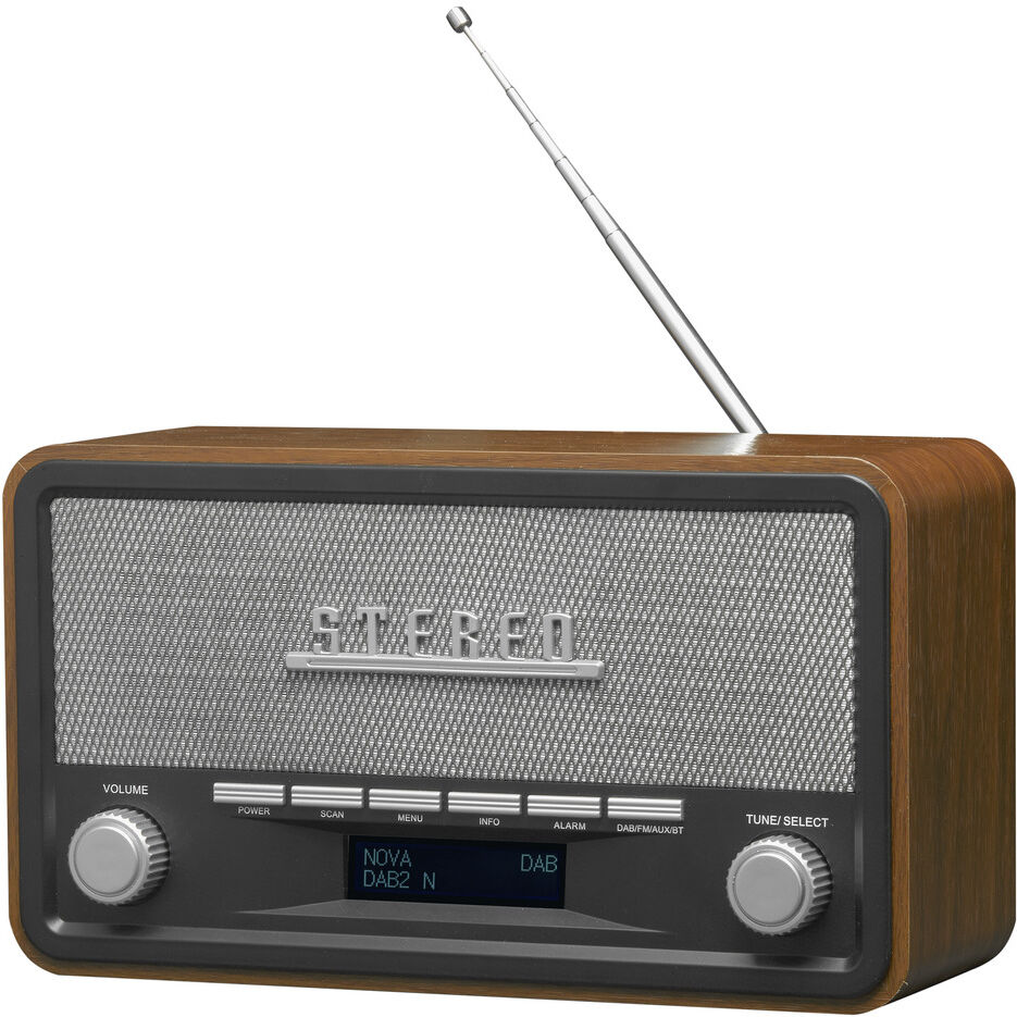 Denver DAB+/FM Radio Hout Kabinet DAB-18