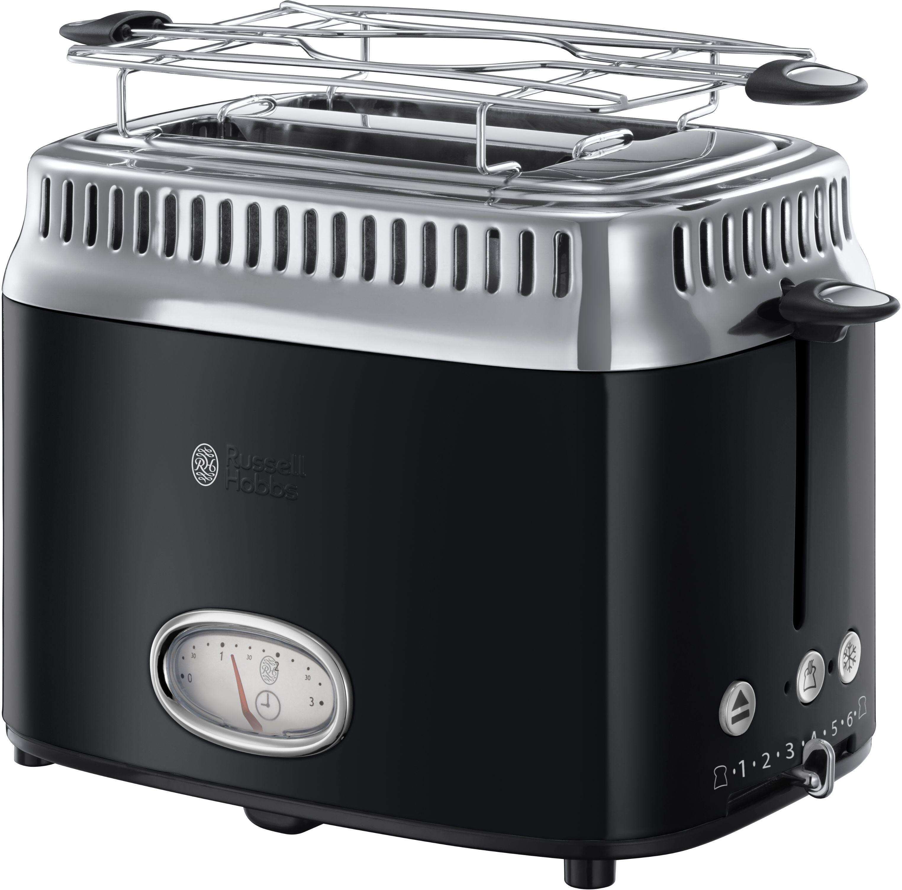 Russell Hobbs Toaster Retro Classic Black 2168156