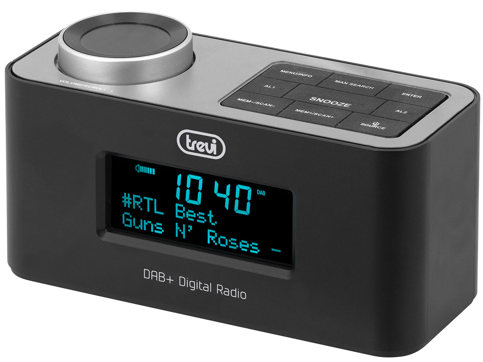 Trevi Klokradio DAB RC-80D6 Black