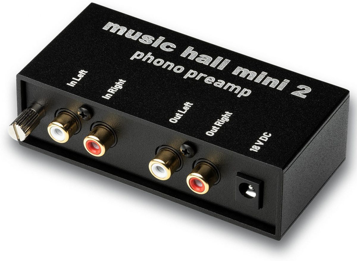 Music Hall MINI2, phono-voorversterker, zwart