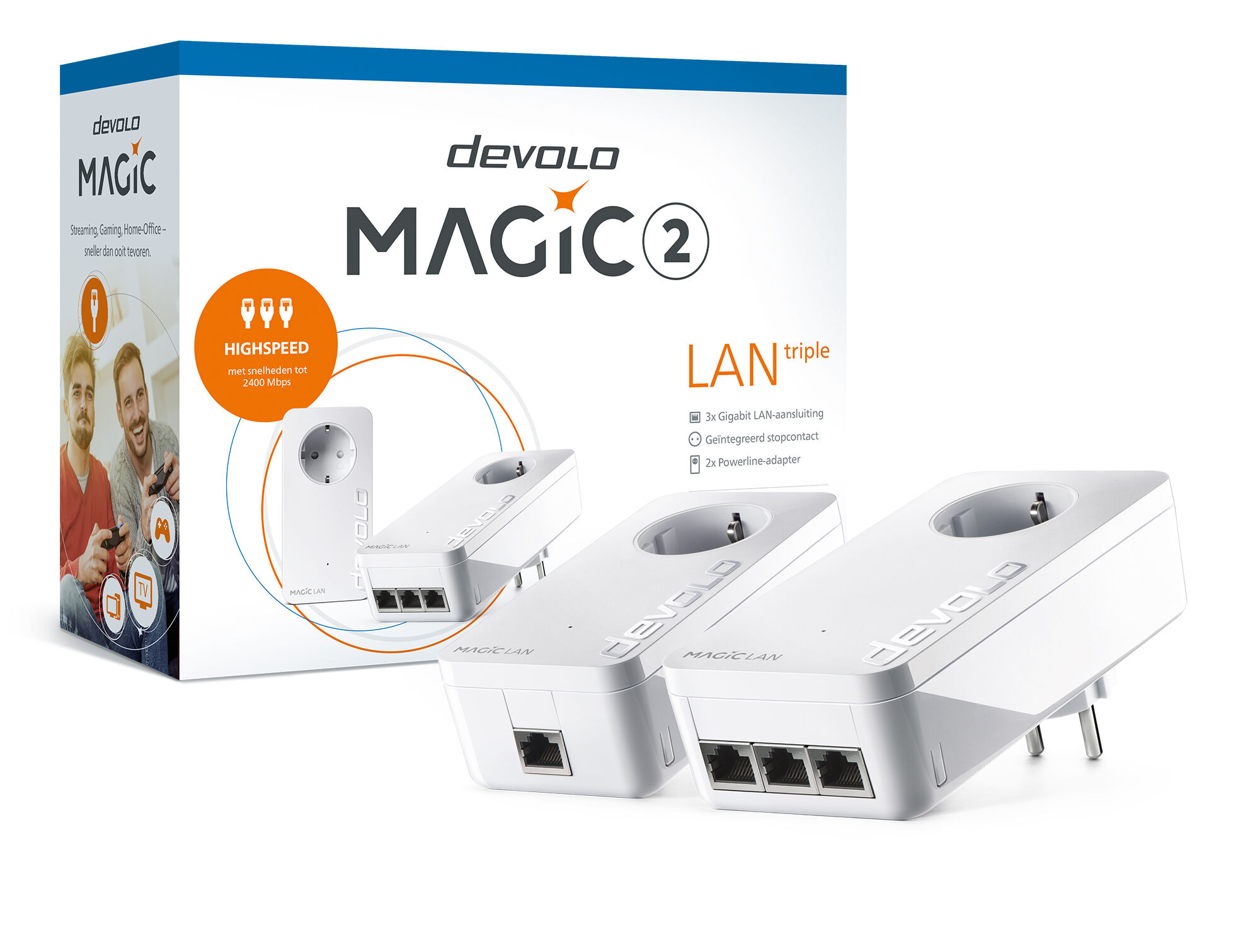devolo Magic 2 LAN triple Starter Kit (NL)
