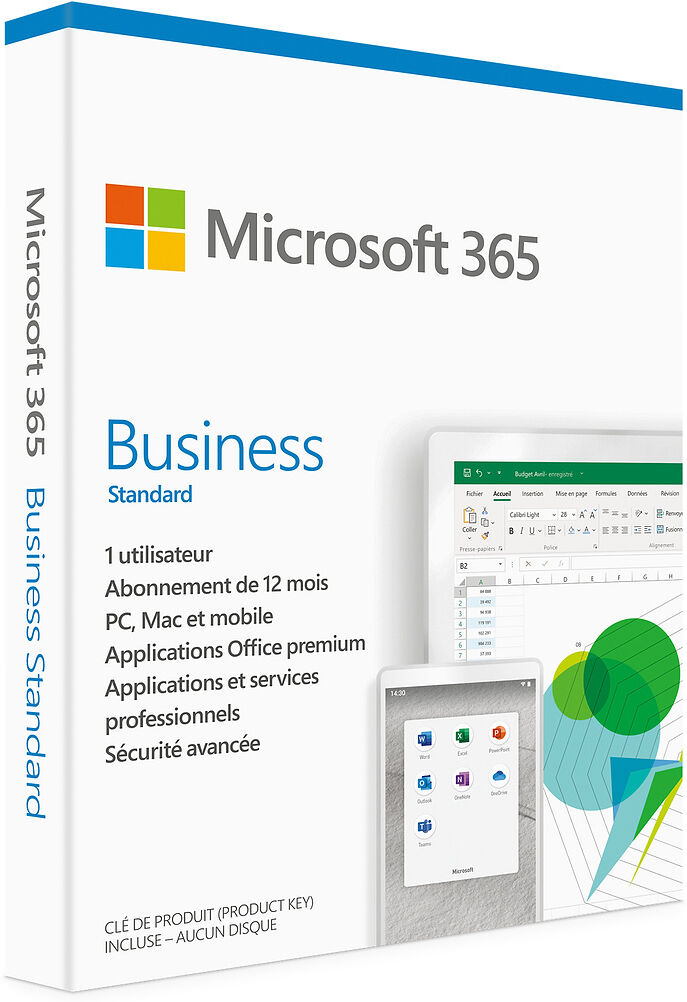 Microsoft 365 Business Standard Retail French KLQ-00464