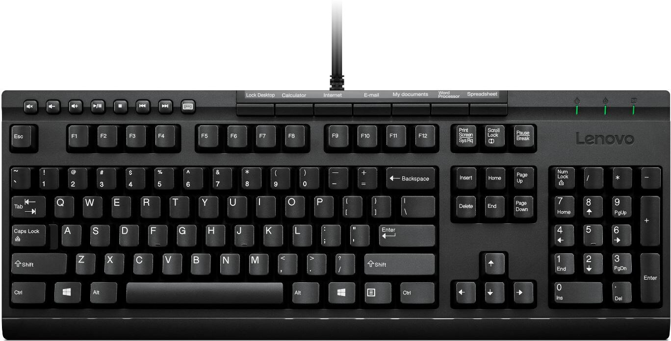 Lenovo Enhanced Performance USB Keyboard Gen II