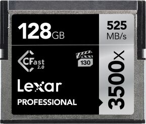 Lexar CFast 2.0 Professional 3500x 128GB