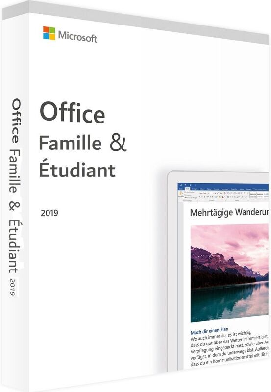 Microsoft Office Home&Student 2019 French 79G05152