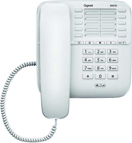 Siemens Gigaset DA510 corded desk phone - white