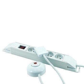 Profile Socket Outlet Basic Line, 4 Compartment, 1,5m, Switc