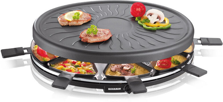 Severin RG2681 Raclette Party Grill   8 mini pannen