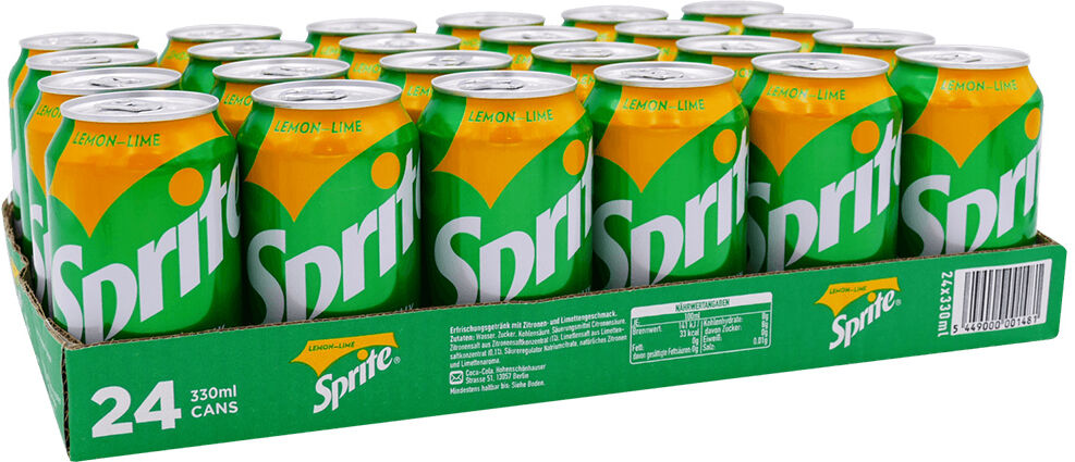 Sprite 330 ml. / tray 24 blikken