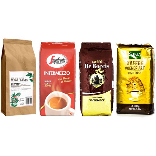 Proefpakket - budget koffiebonen - 4 kilo