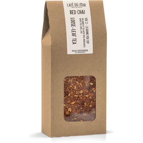 Red Chai - Rooibos thee 100 gram - Café du Jour losse thee