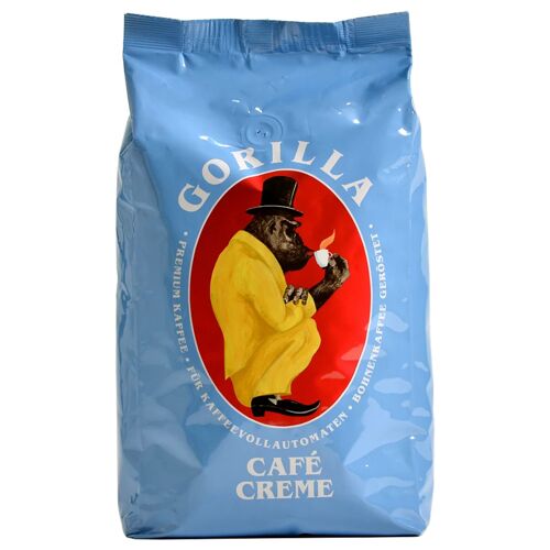 12 x Gorilla Café Crème - koffiebonen - 1 kilo