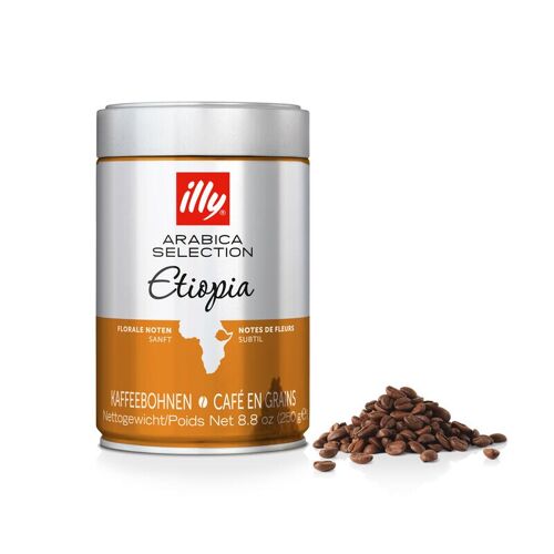 6 x illy Arabica Selection Ethiopië - koffiebonen - 250 gram