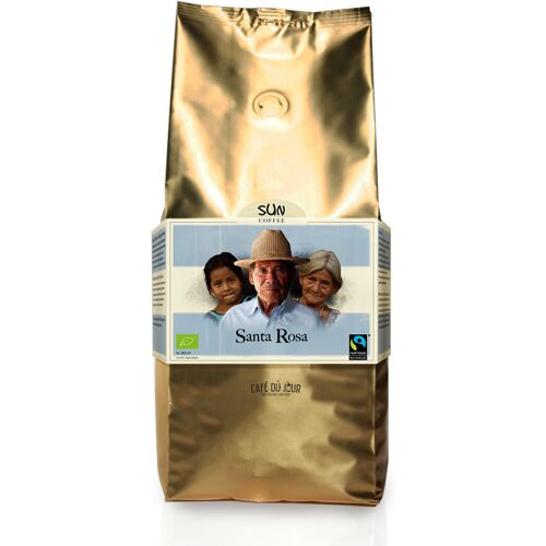 SUN koffie SUN Santa Rosa Dark Roast Fairtrade - koffiebonen - 1 kilo