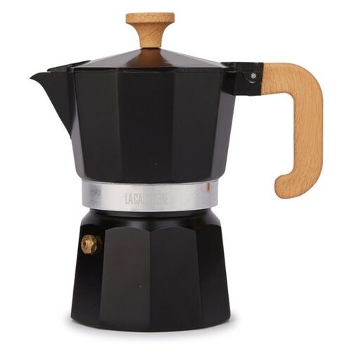 La Cafetière - Espressopotje / Mokkapot Zwart - 3 kops