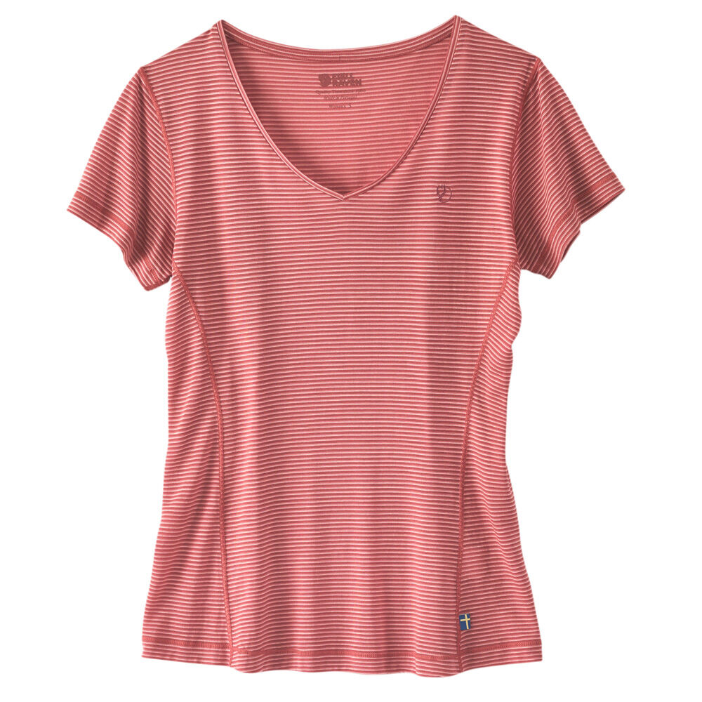 FjÃ¤llrÃ¤ven Dames T-Shirt Abisko Cool T-Shirt W - rood - XS