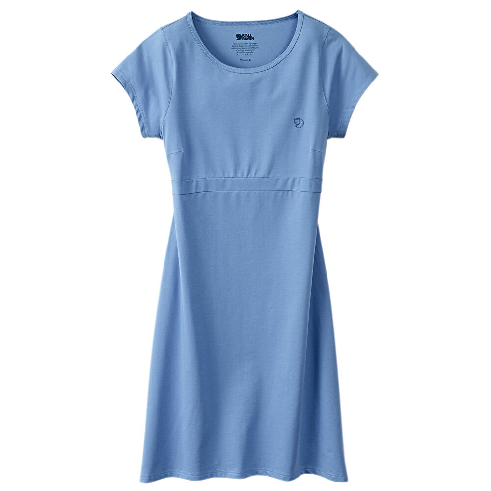 FjÃ¤llrÃ¤ven Dames Jurk High Coast Dress W - blauw - XS