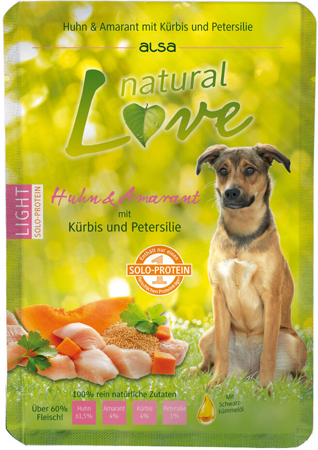 alsa natural Love Enkel-eiwit Kip met Amarant, Pompoen en Peterselie - -