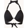 Pain de Sucre Fabia halter bikinitop met beugel - Zwart