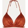 Cyell Treasure Cedar triangel bikinitop met uitneembare vulling - Koper