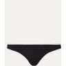 Seafolly Beach Bound bikinislip met structuur - Zwart