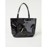 Ted Baker Nikicon shopper met logo en lakfinish - Zwart