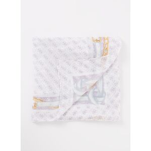 GUESS Aviana sjaal met logoprint 135 x 135 cm - Lila