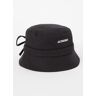 Jacquemus Bucket hoed met logo - Zwart