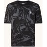 Aape T-shirt met logo- en backprint - Zwart